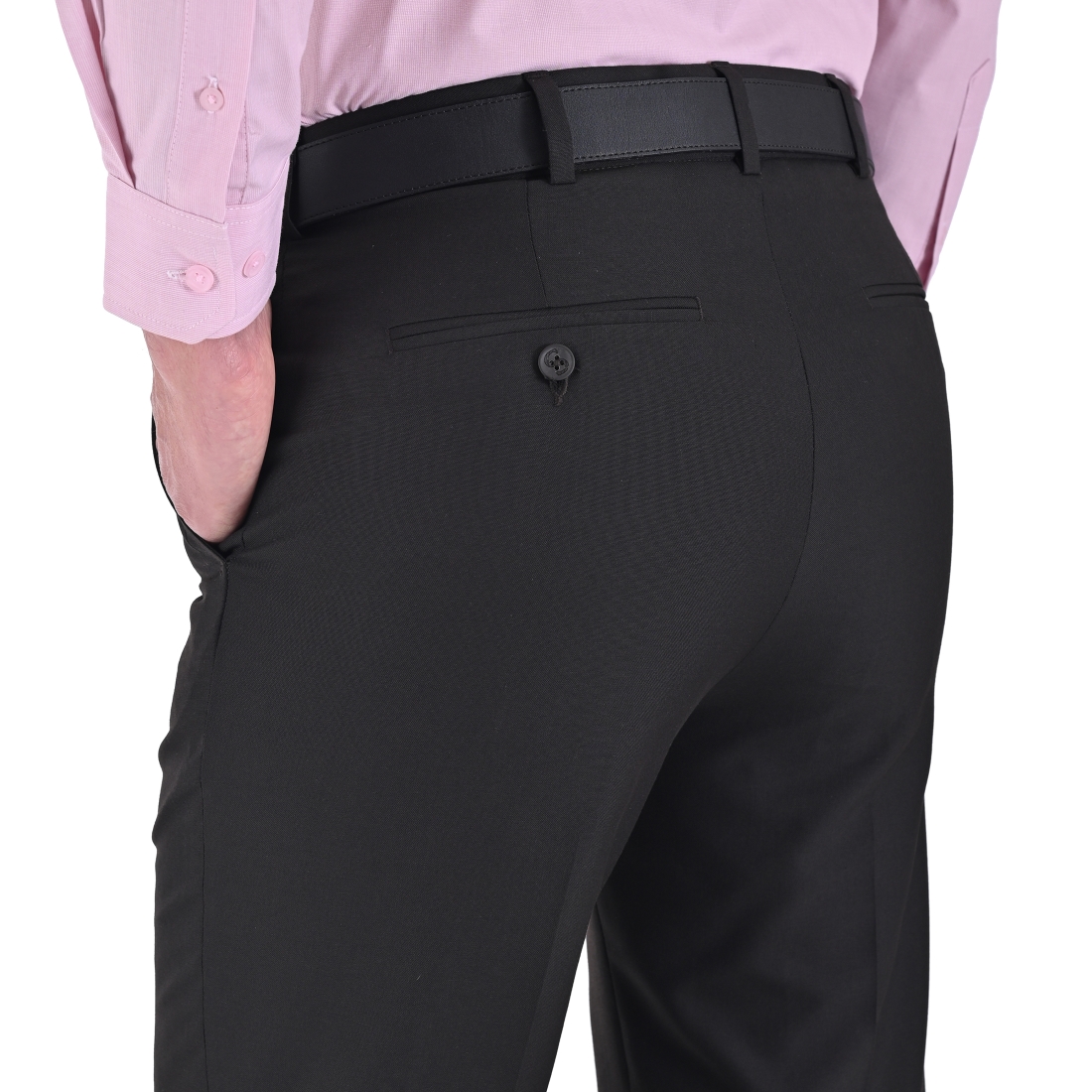 Foto 5 pulgar | Pantalon De Vestir Sansabelt Slim Fit Cintura Ajustable 1768 Café