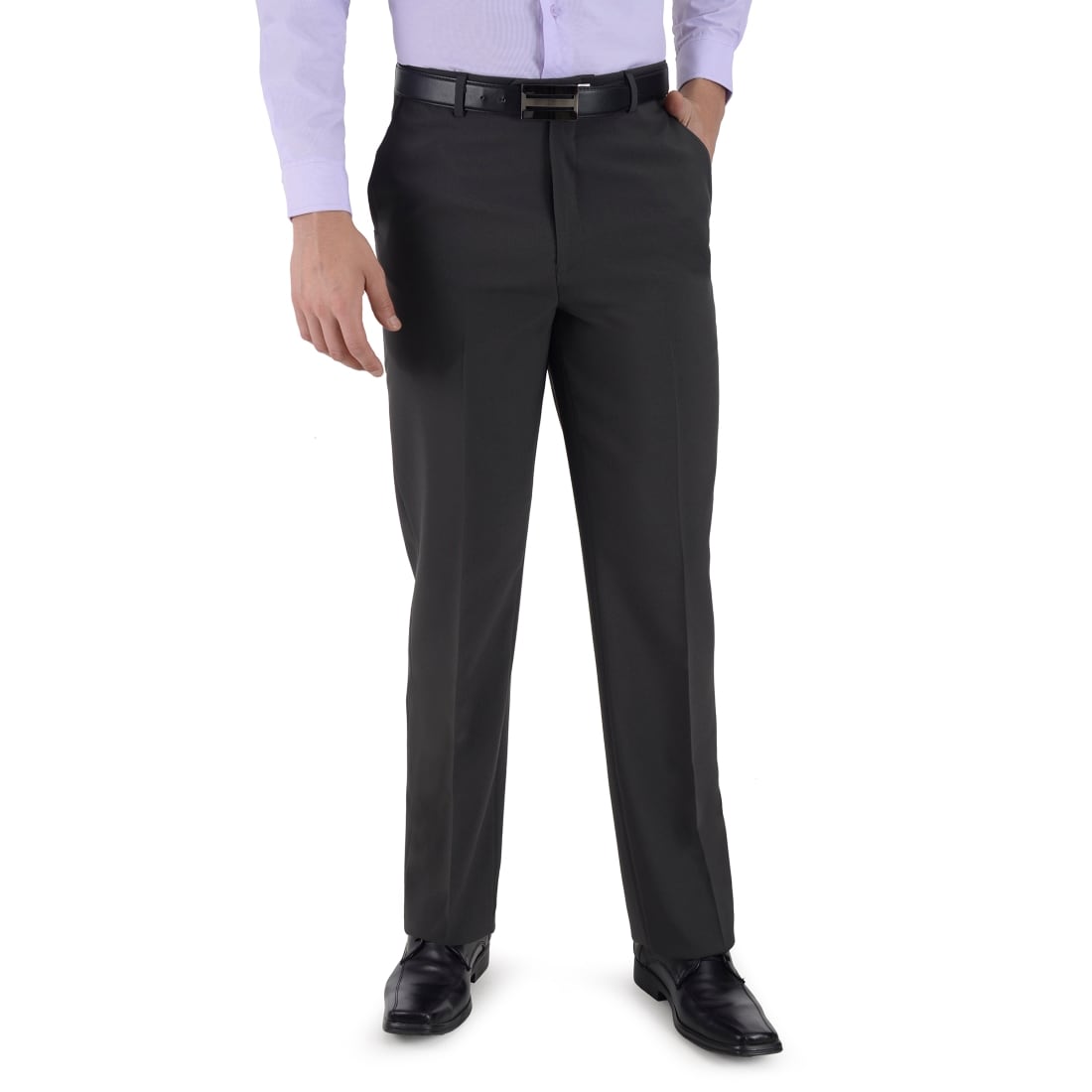 Pantalon De Vestir Sansabelt Regular Fit B202 Gris Oxford $929