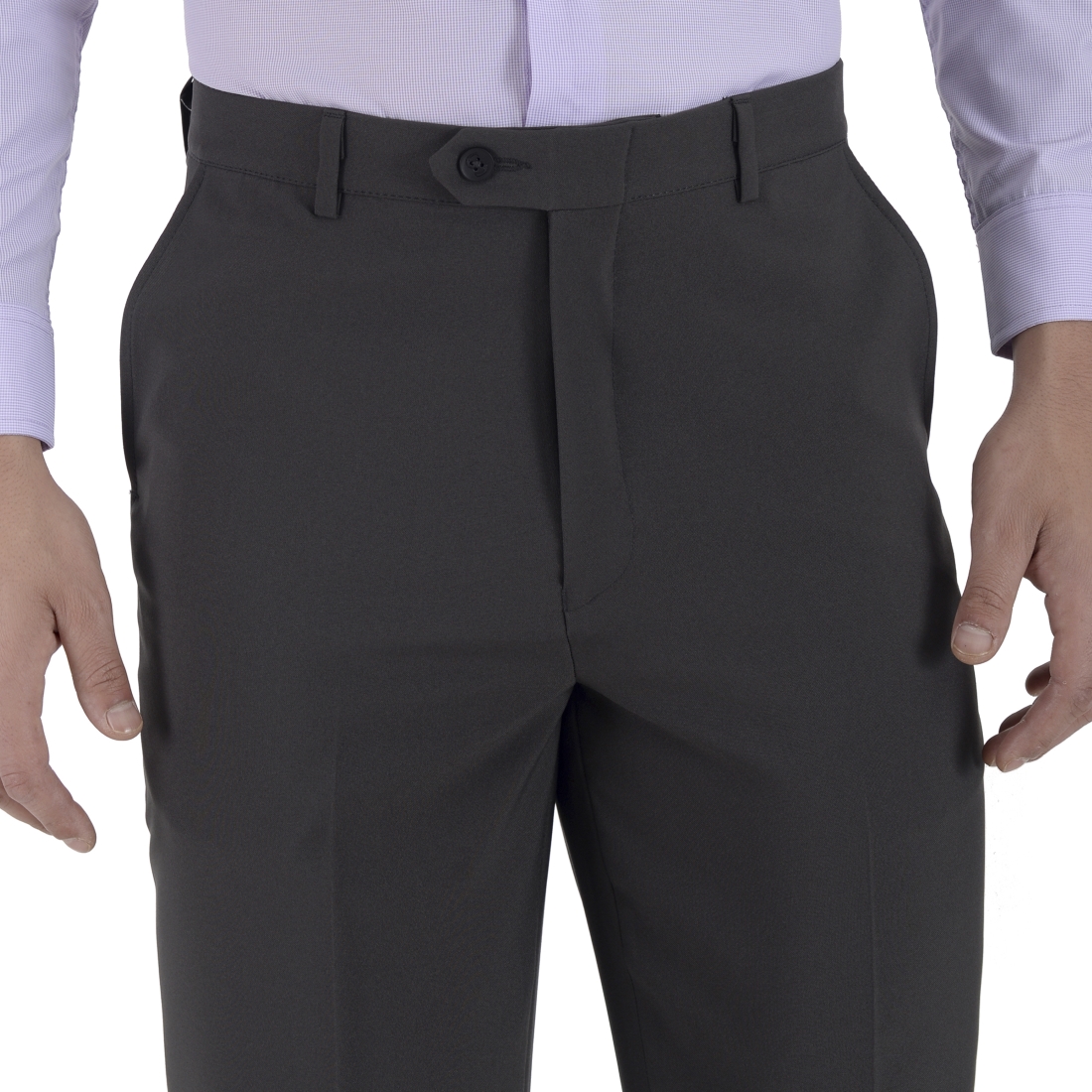 Foto 2 | Pantalon De Vestir Sansabelt Regular Fit B202 Gris Oxford