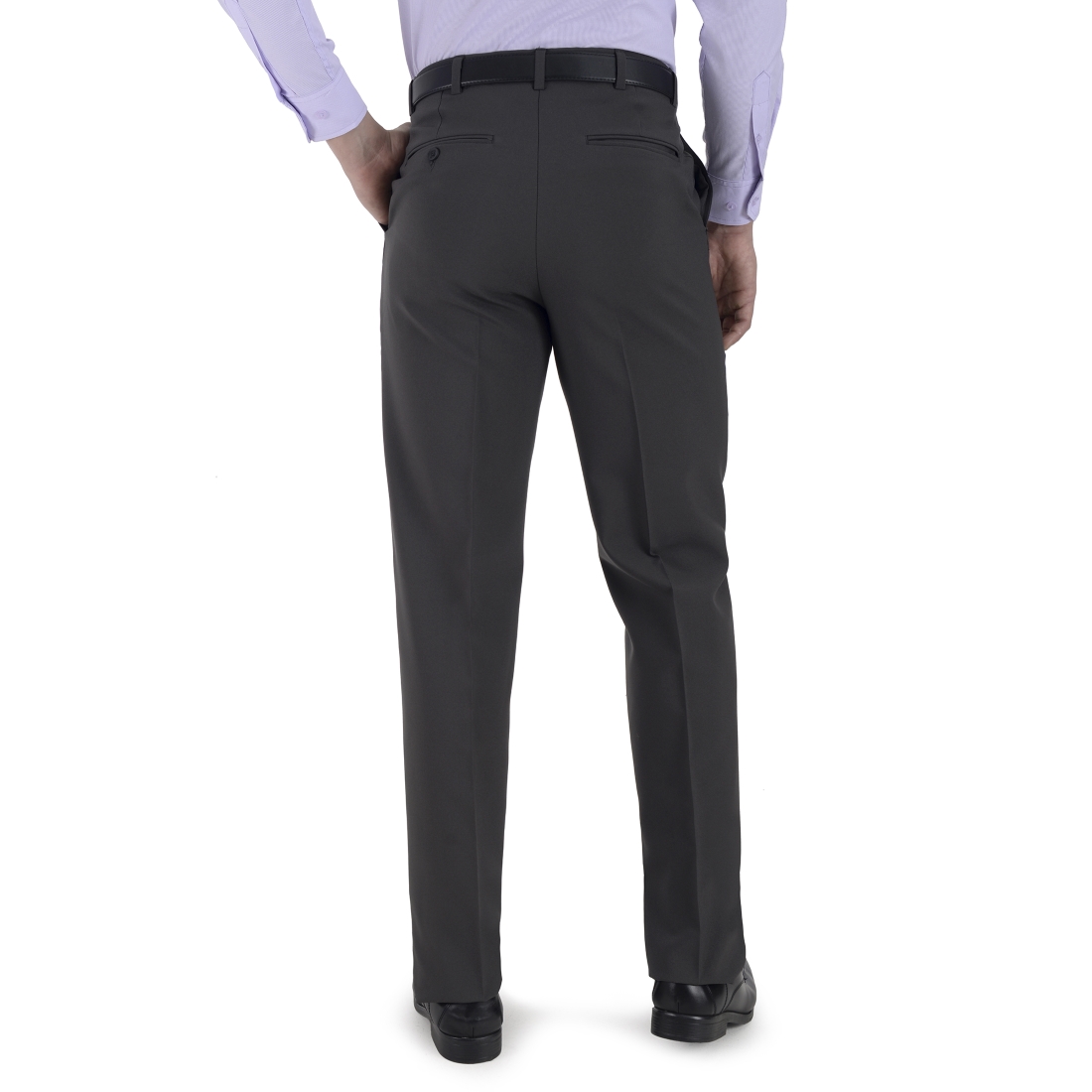Foto 4 | Pantalon De Vestir Sansabelt Regular Fit B202 Gris Oxford