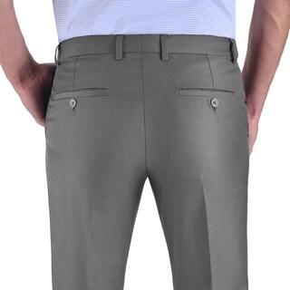 Foto 4 | Pantalón De Vestir Yale Sin Pinzas Cintura Ajustable Modern Slim Fit 2402 Gris Oxford
