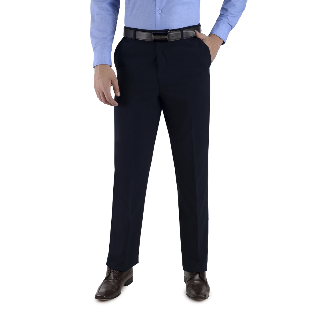 Foto 2 pulgar | Pantalon De Vestir Sansabelt Regular Fit B202 Marino