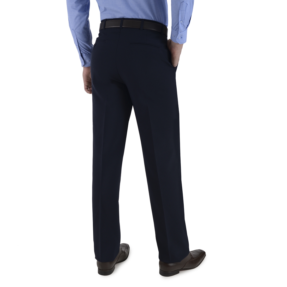 Foto 3 pulgar | Pantalon De Vestir Sansabelt Regular Fit B202 Marino