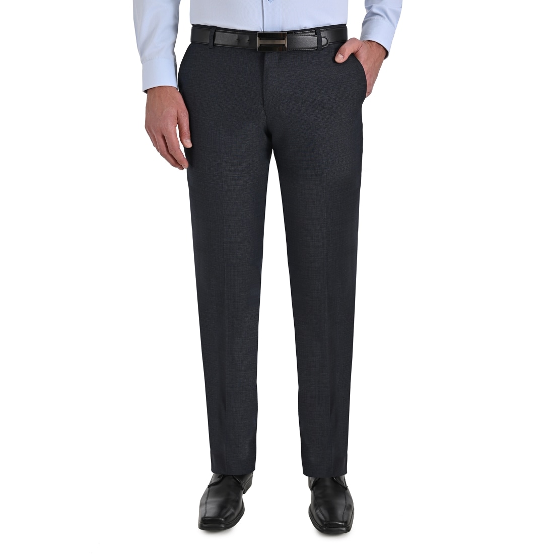 Pantalón De Vestir Yale Sin Pinzas Modern Slim Fit 0451 Azul Marino $609