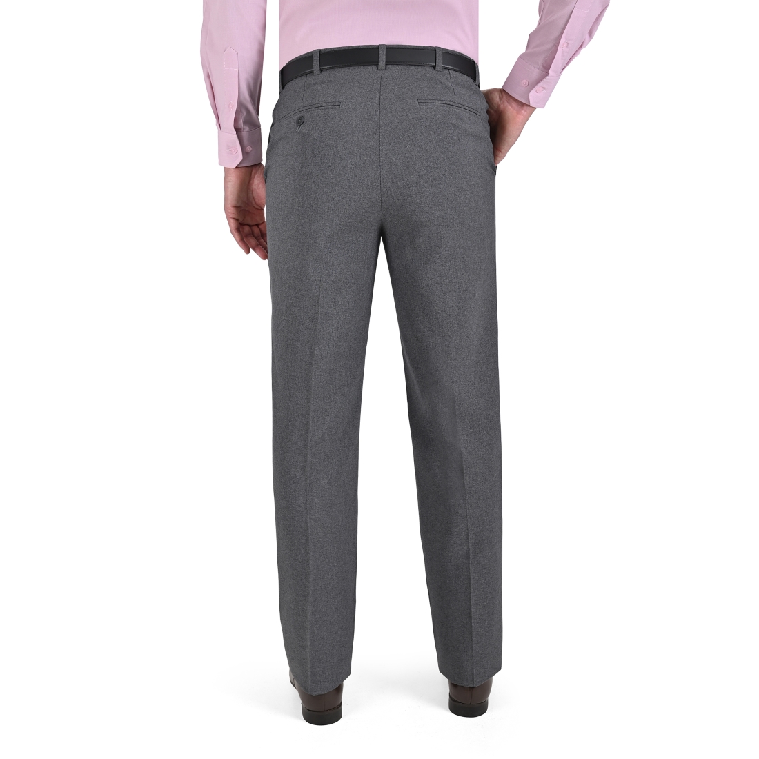 Foto 4 | Pantalon De Vestir Sansabelt Regular Fit B202 Gris Acero