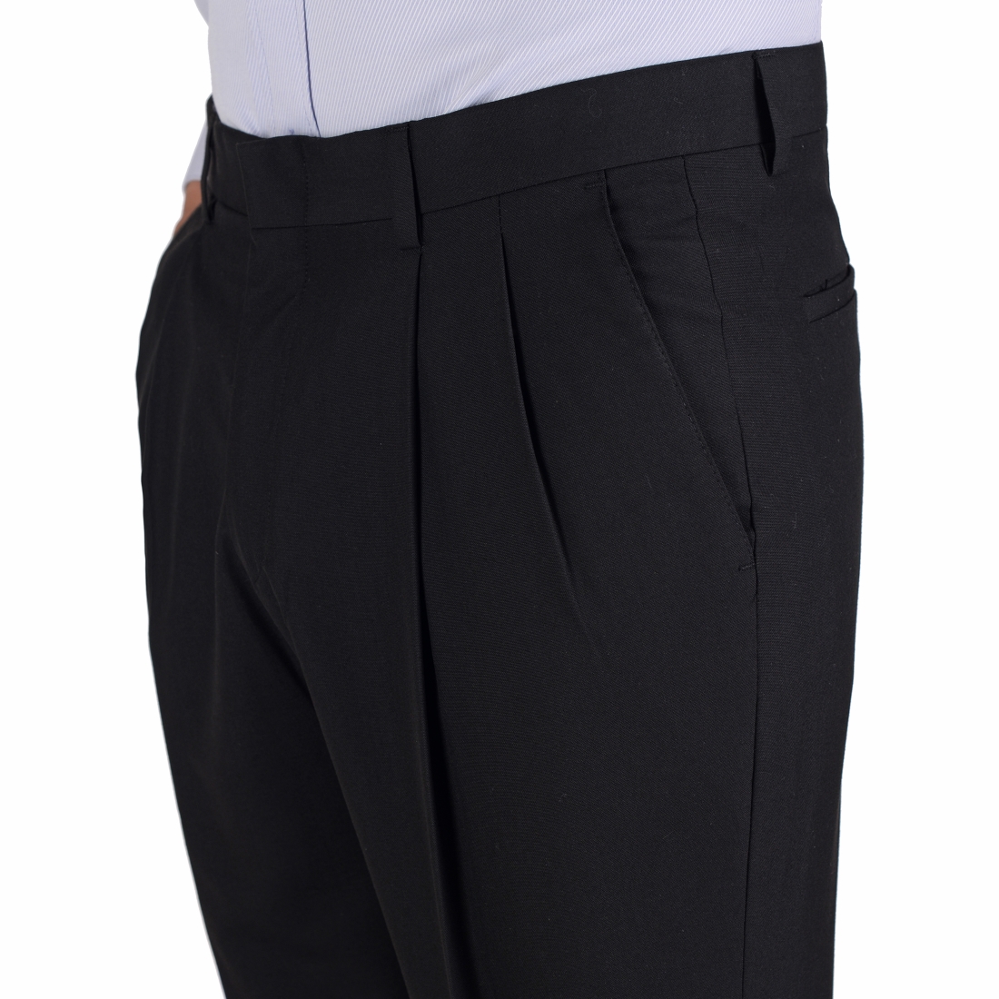 Foto 4 pulgar | Pantalón De Vestir Yale Con Pinzas Classic Fit 1768 Negro