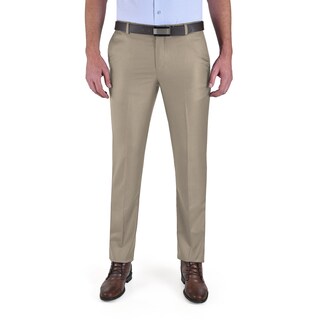 Foto 1 | Pantalón De Vestir Yale Sin Pinzas Cintura Ajustable Modern Slim Fit 2402 Kaki Especial
