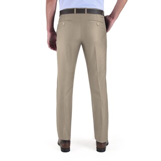 Foto 2 | Pantalón De Vestir Yale Sin Pinzas Cintura Ajustable Modern Slim Fit 2402 Kaki Especial