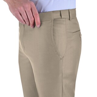 Foto 3 | Pantalón De Vestir Yale Sin Pinzas Cintura Ajustable Modern Slim Fit 2402 Kaki Especial