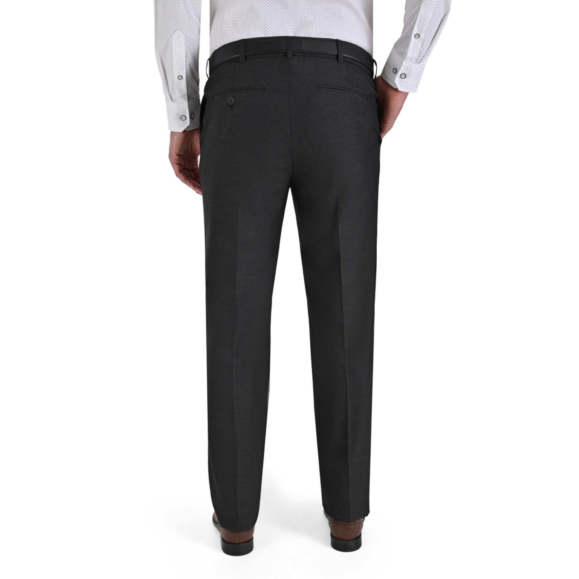Foto 3 pulgar | Pantalon De Vestir Sansabelt Slim Fit Cintura Ajustable 1768 Gris Oxford