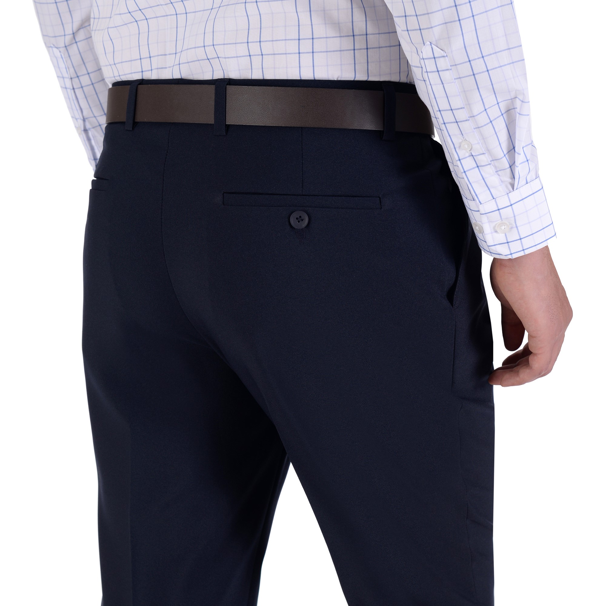 Foto 5 pulgar | Pantalón De Vestir Yale Con Pinzas Classic Fit 1268 Marino