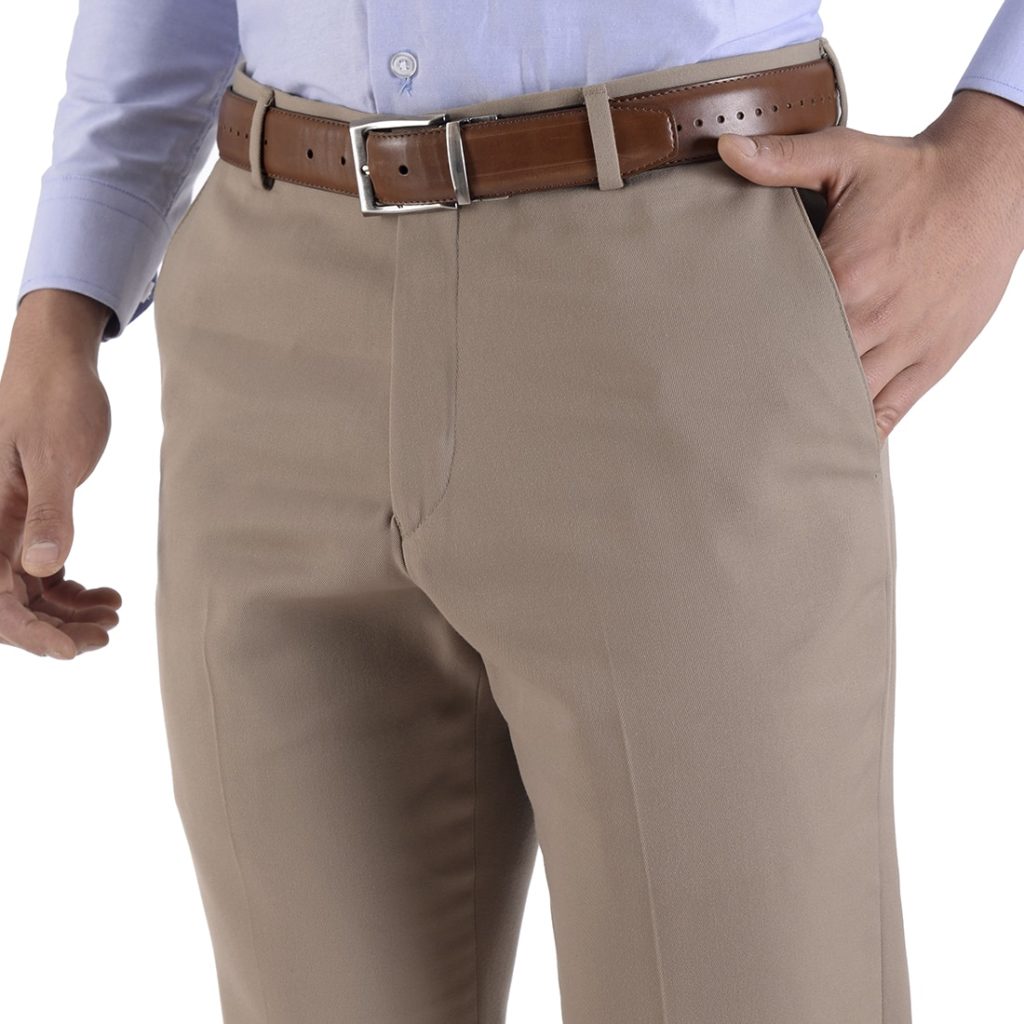 Foto 4 pulgar | Pantalón De Vestir Yale Teflón Sin Pinzas Regular Fit 8541 Arena