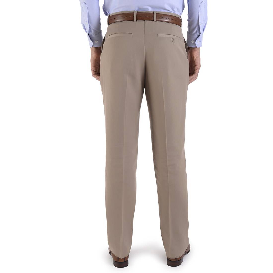 Foto 5 pulgar | Pantalón De Vestir Yale Teflón Sin Pinzas Regular Fit 8541 Arena