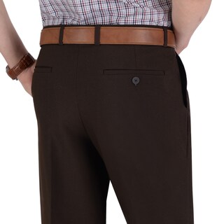 Foto 4 | Pantalón De Vestir Yale Con Pinzas Classic Fit 1268 Café