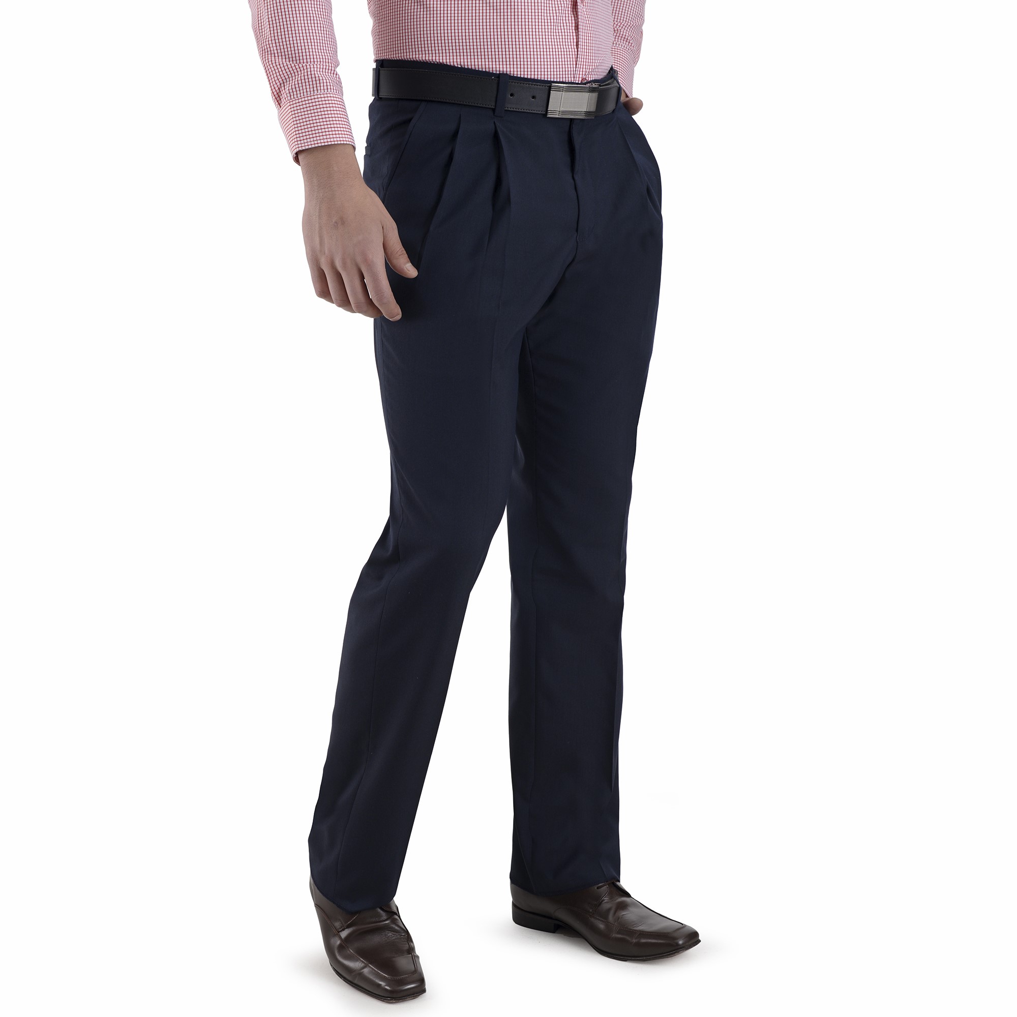 Foto 1 | Pantalón De Vestir Yale Con Pinzas Classic Fit 0342 Marino