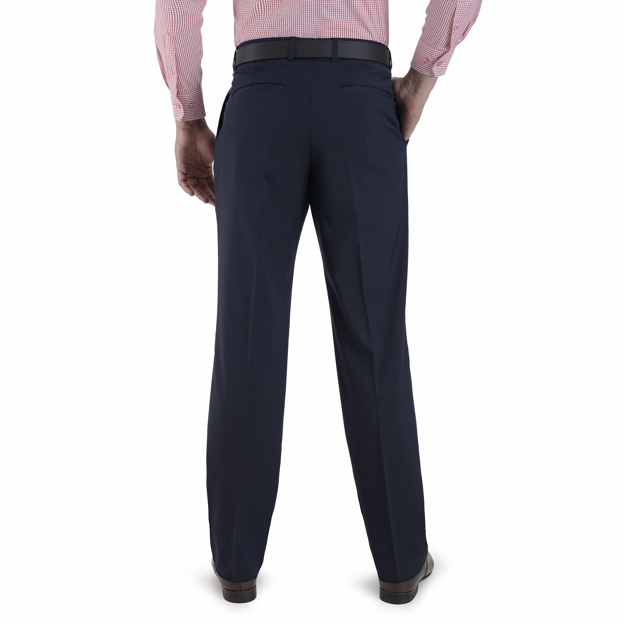 Foto 3 pulgar | Pantalón De Vestir Yale Con Pinzas Classic Fit 0342 Marino