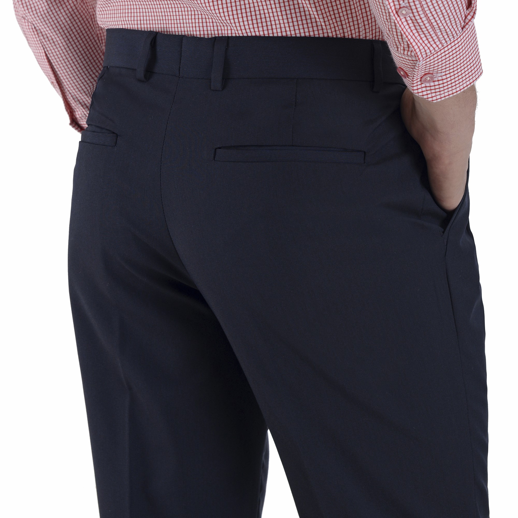 Foto 5 pulgar | Pantalón De Vestir Yale Con Pinzas Classic Fit 0342 Marino