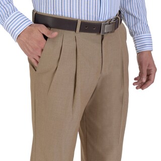 Foto 3 | Pantalón De Vestir Yale Con Pinzas Classic Fit 1768 Kaki