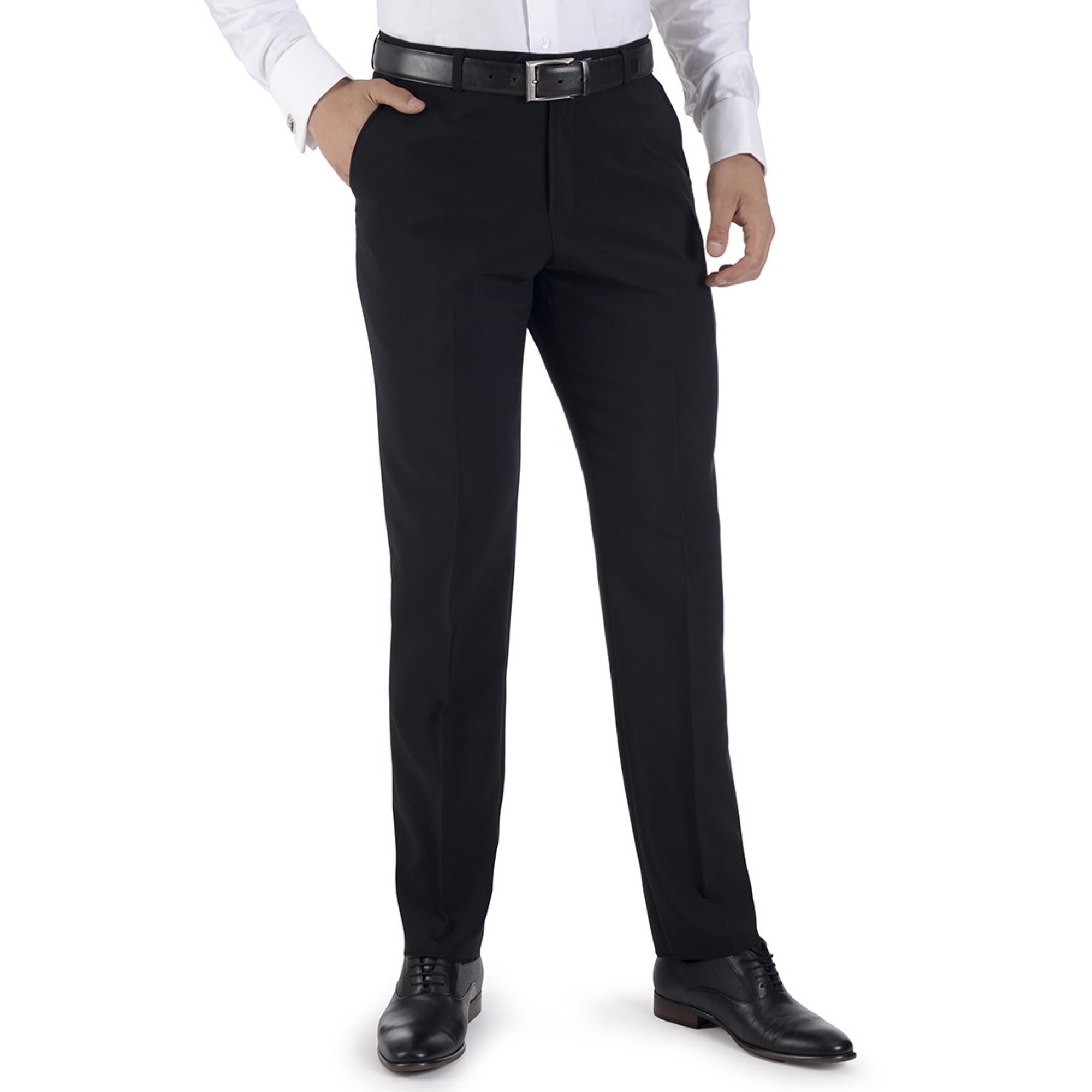 Foto 1 | Pantalón De Vestir Sin Pinzas Classic Fit 1268 Negro