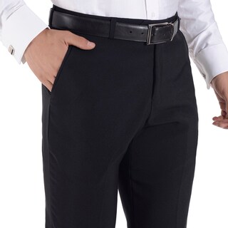 Foto 3 | Pantalón De Vestir Sin Pinzas Classic Fit 1268 Negro