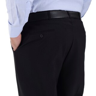 Foto 4 | Pantalon De Vestir Sansabelt Regular Fit Tallas Extra B015 Negro