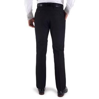 Foto 2 | Pantalón De Vestir Yale Sin Pinzas Slim Fit 1768 Negro