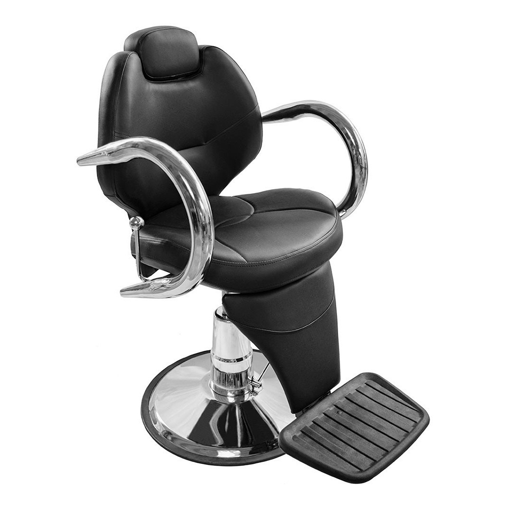 Foto 2 pulgar | Silla para Barbería Nanofort Mkz-bx2668b color Negro Reclinable Hidráulica