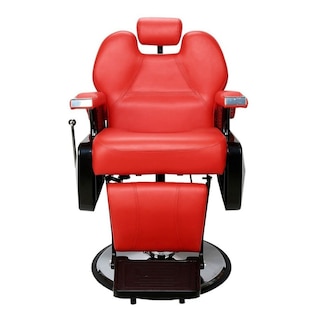 Foto 2 | Sillón para Barbería Nanofort MKZ-sillonbarberoj color Rojo Hidráulico Profesional