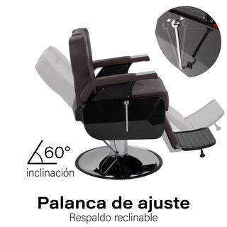 Foto 3 | Sillón de Barbero Onof Sbg-01ch color Marrón
