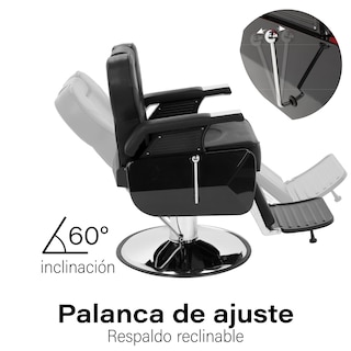 Foto 3 | Sillón de Barbero Onof Sbg-01bk color Negro