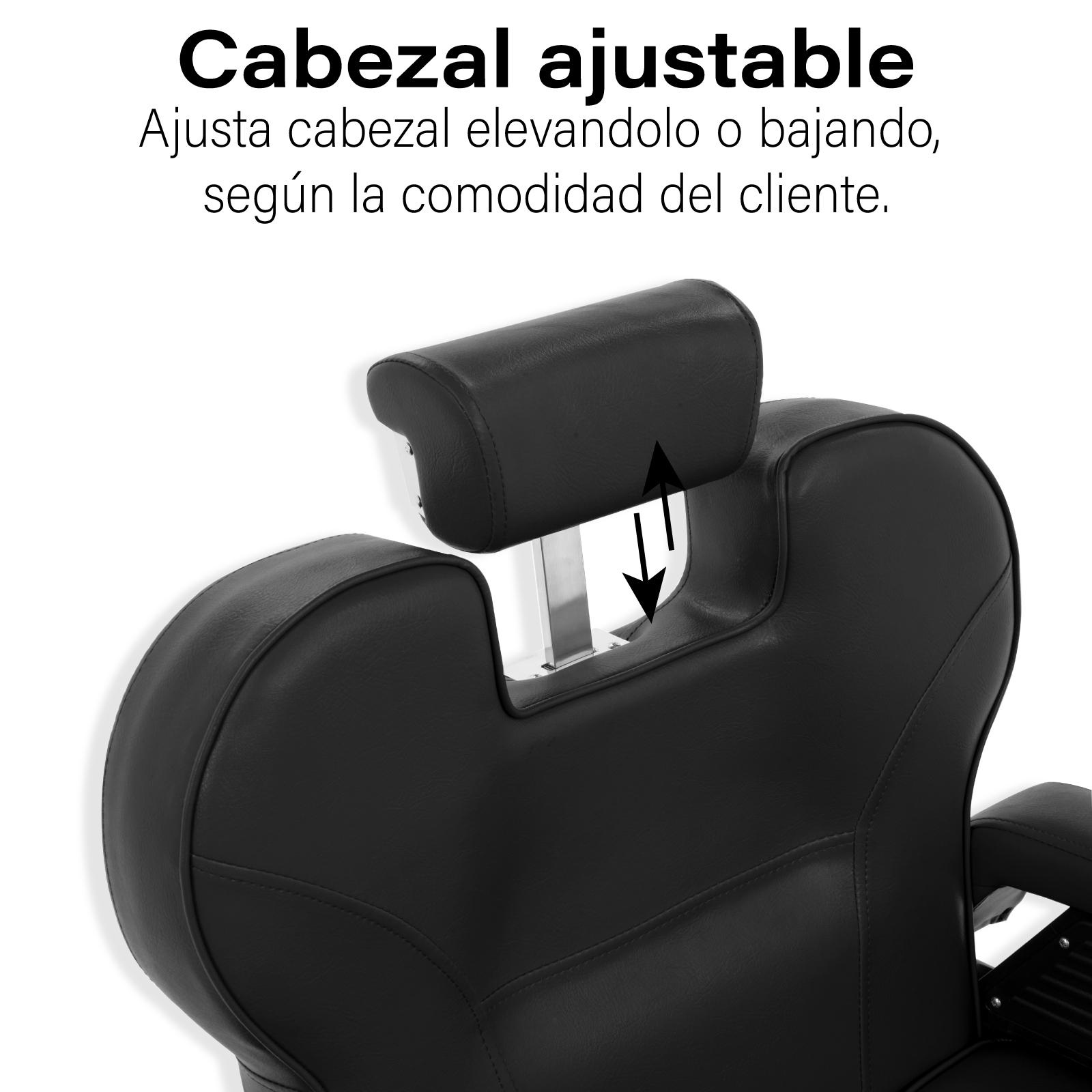 Foto 5 | Sillón de Barbero Onof Sbg-01bk color Negro