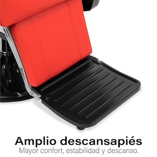 Foto 6 | Sillón de Barbero Onof Sbg-01rd color Rojo