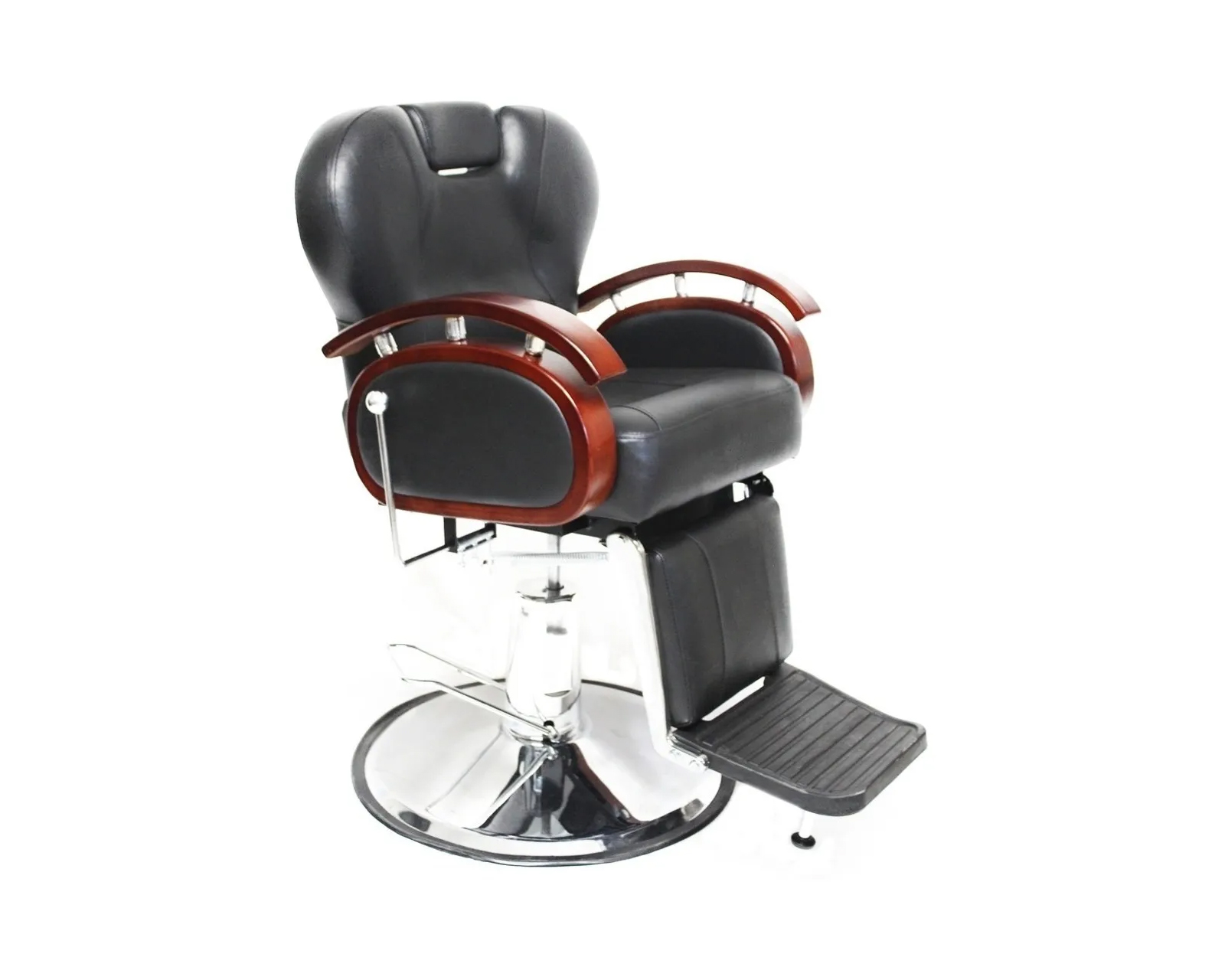Foto 2 pulgar | Sillón para Barbero Vanlig  Color Negro Hidráulico Reclinable
