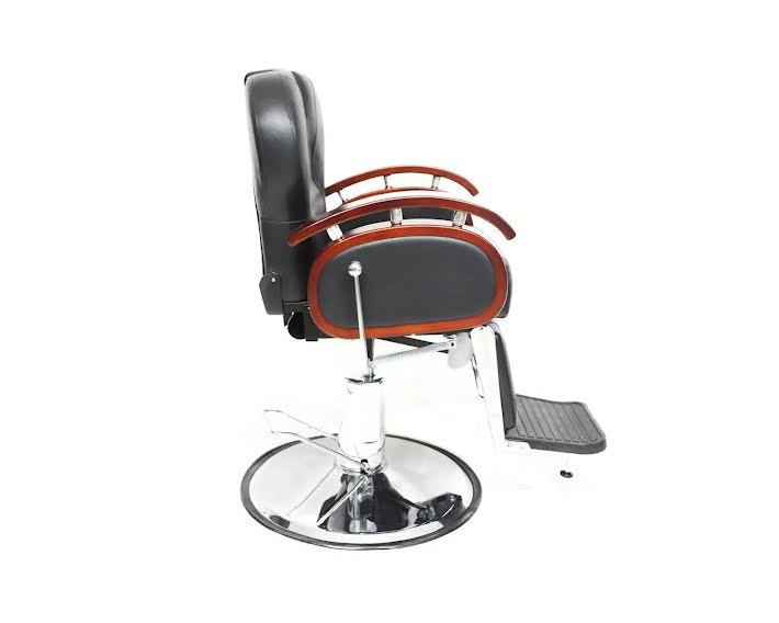 Foto 3 pulgar | Sillón para Barbero Vanlig  Color Negro Hidráulico Reclinable