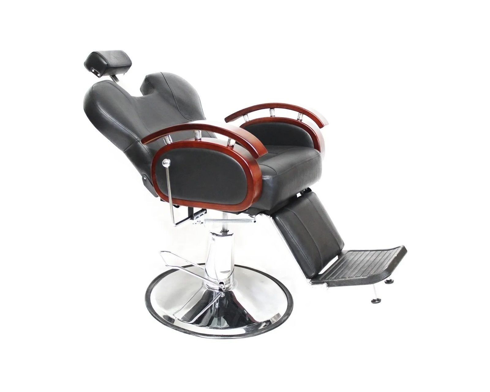 Foto 4 pulgar | Sillón para Barbero Vanlig  Color Negro Hidráulico Reclinable