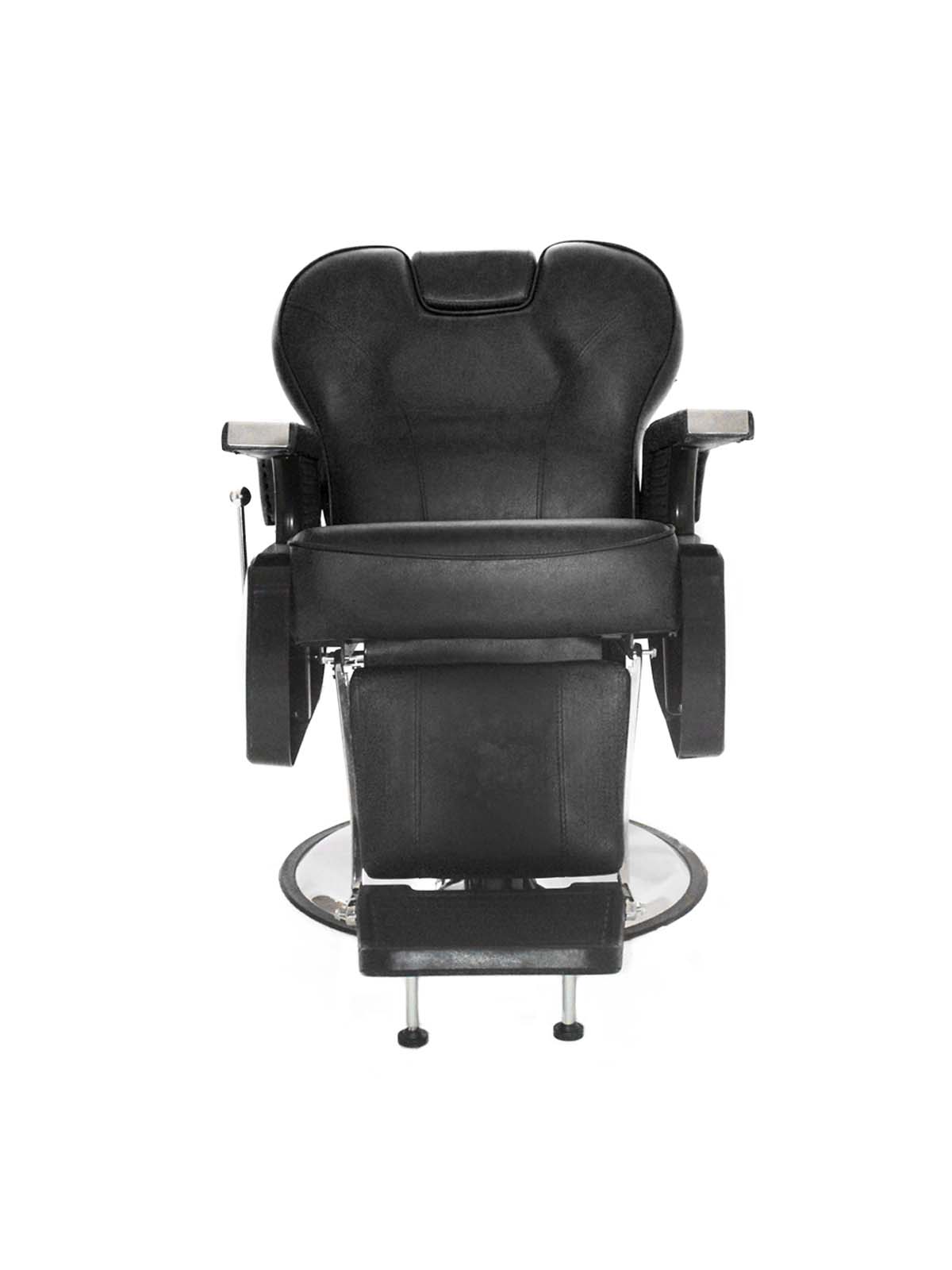 Foto 2 pulgar | Sillón Barberia Premium Vanlig Roma color Negro Hidráulico Reclinable