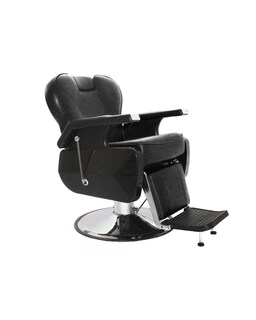 Foto 2 | Sillón Barberia Premium Vanlig Roma color Negro Hidráulico Reclinable