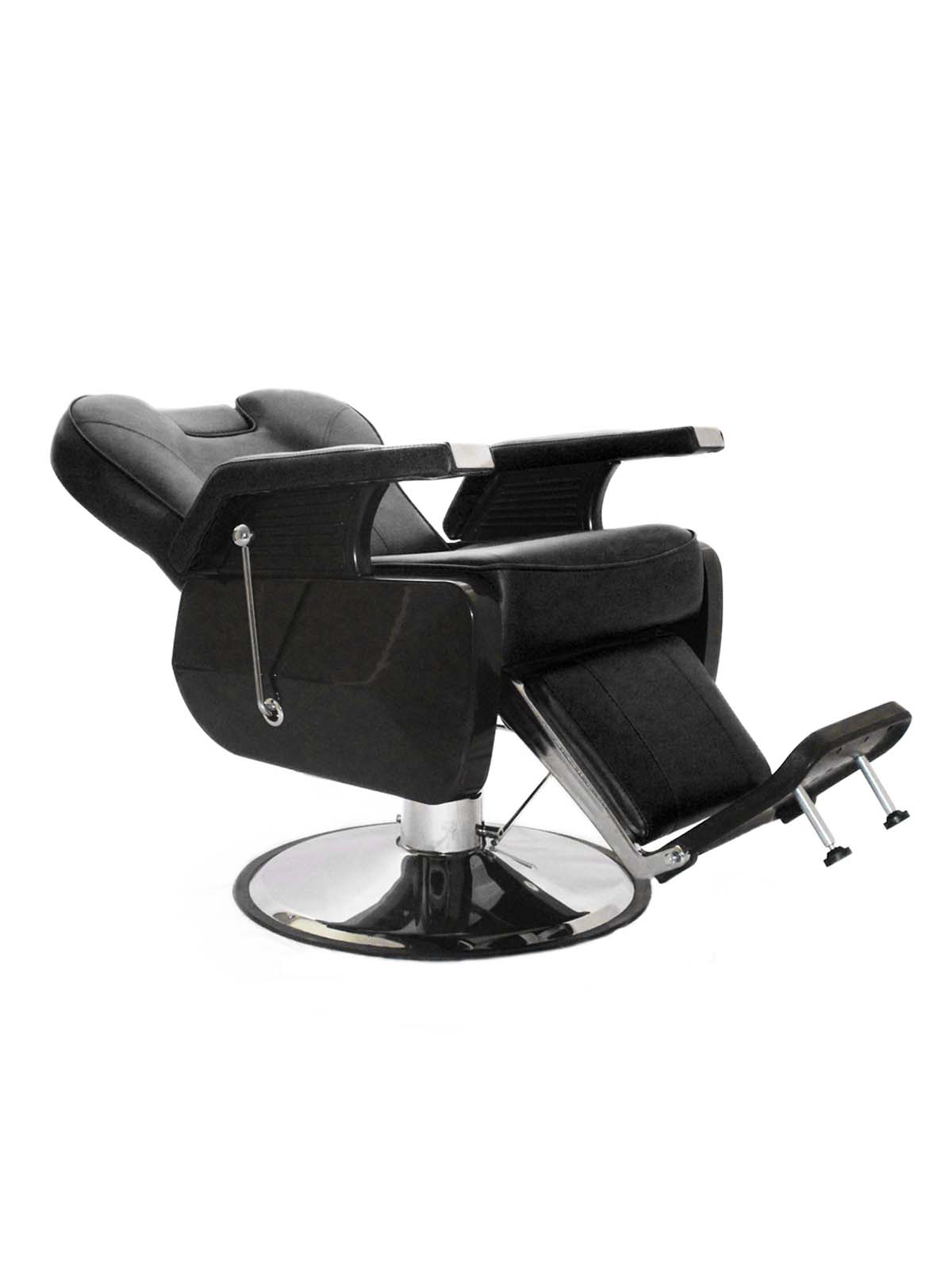 Foto 4 pulgar | Sillón Barberia Premium Vanlig Roma color Negro Hidráulico Reclinable