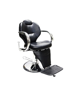 Foto 2 | Silla Barberia Vanlig Palermo color Negro Hidráulico Reclinable