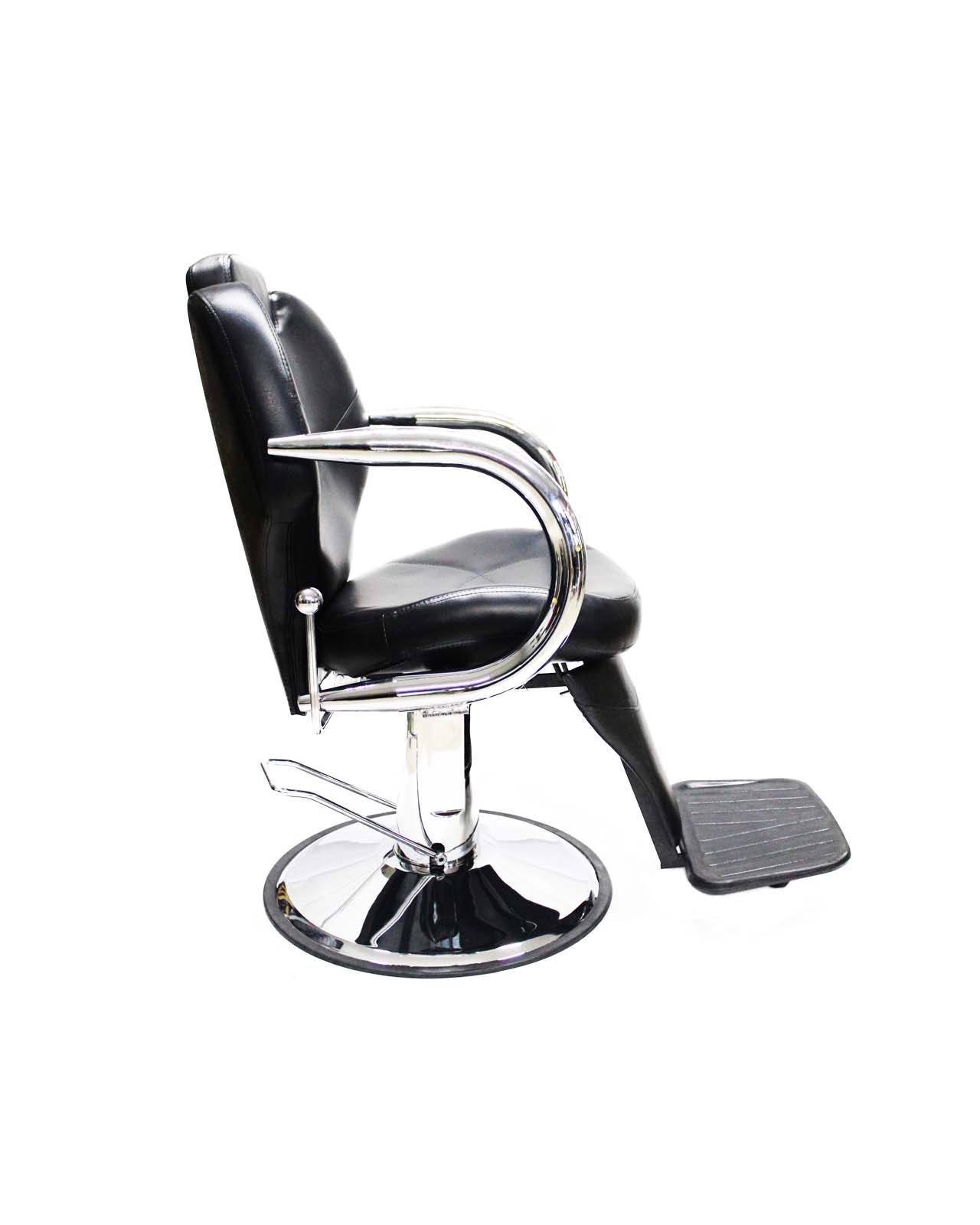 Foto 4 pulgar | Silla Barberia Vanlig Palermo color Negro Hidráulico Reclinable