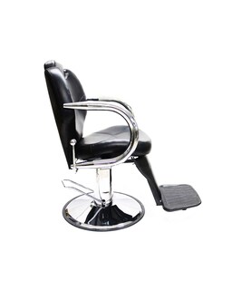 Foto 3 | Silla Barberia Vanlig Palermo color Negro Hidráulico Reclinable