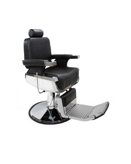 Foto 2 | Sillón para Barberia Clásico Vanling color Negro Hidráulico Reclinable