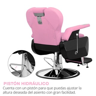 Foto 2 | Sillón de Barbero Onof ONSH6-R color Rosa
