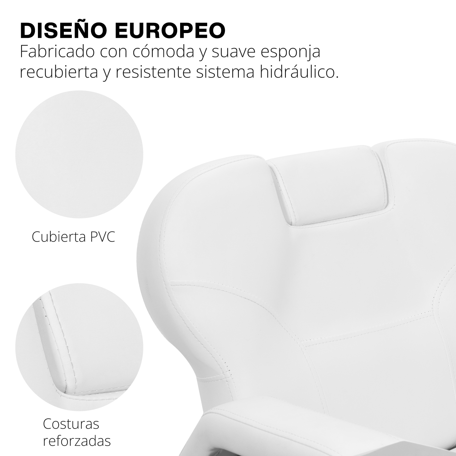 Foto 5 pulgar | Silla para Barberia Onof BC-001 color Blanco