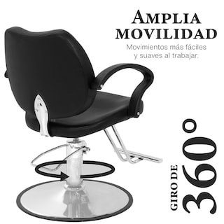Foto 2 | Silla de Barbero Hidráulica Onof 075CUAD color Negro