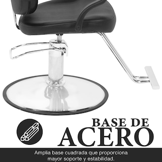 Foto 4 | Silla de Barbero Hidráulica Onof 075CUAD color Negro