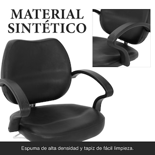 Foto 6 | Silla de Barbero Hidráulica Onof 075CUAD color Negro