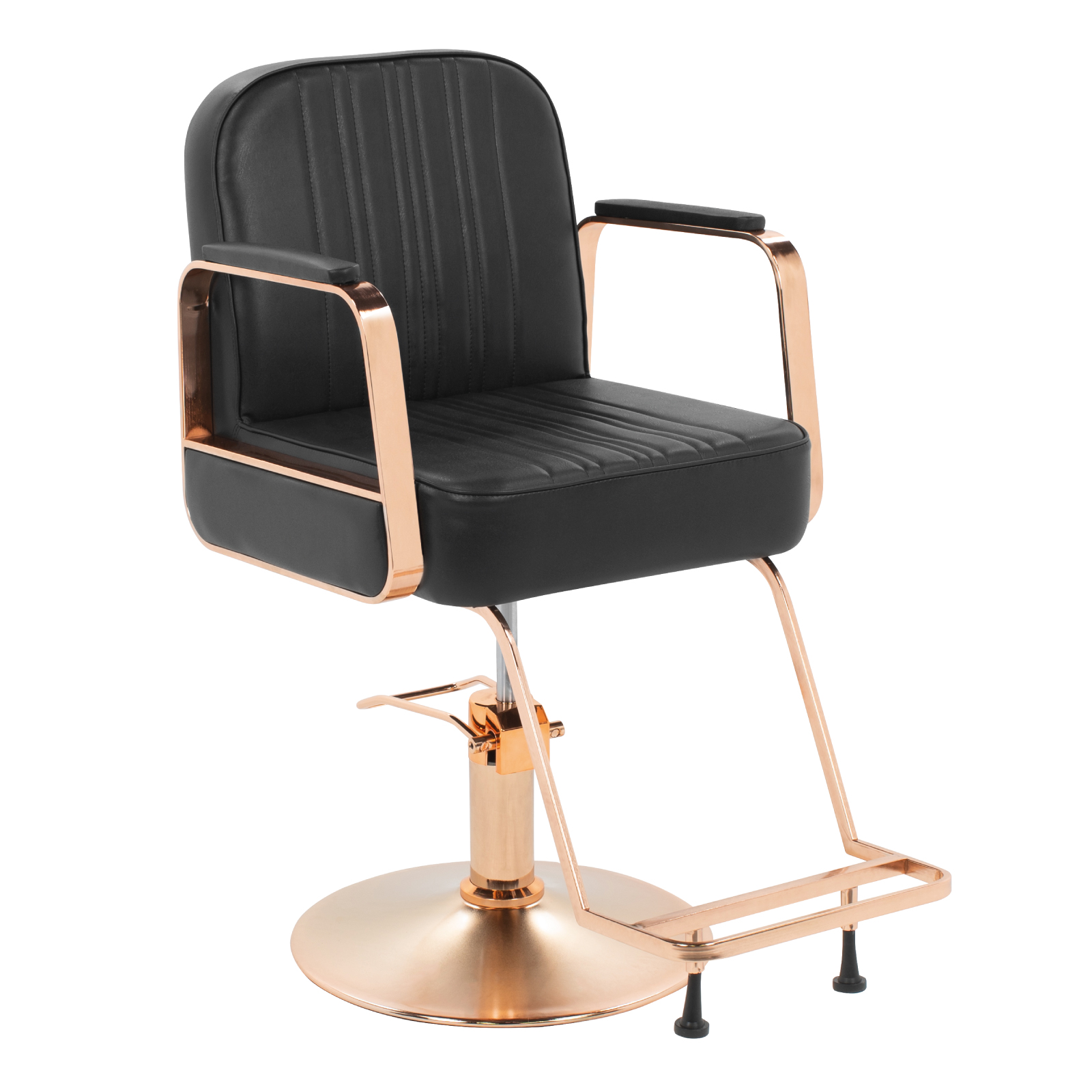 Foto 2 pulgar | Silla para Barberia Onof Madrid C/ Asiento Giratorio a 360° y Altura Ajustable color Cobre