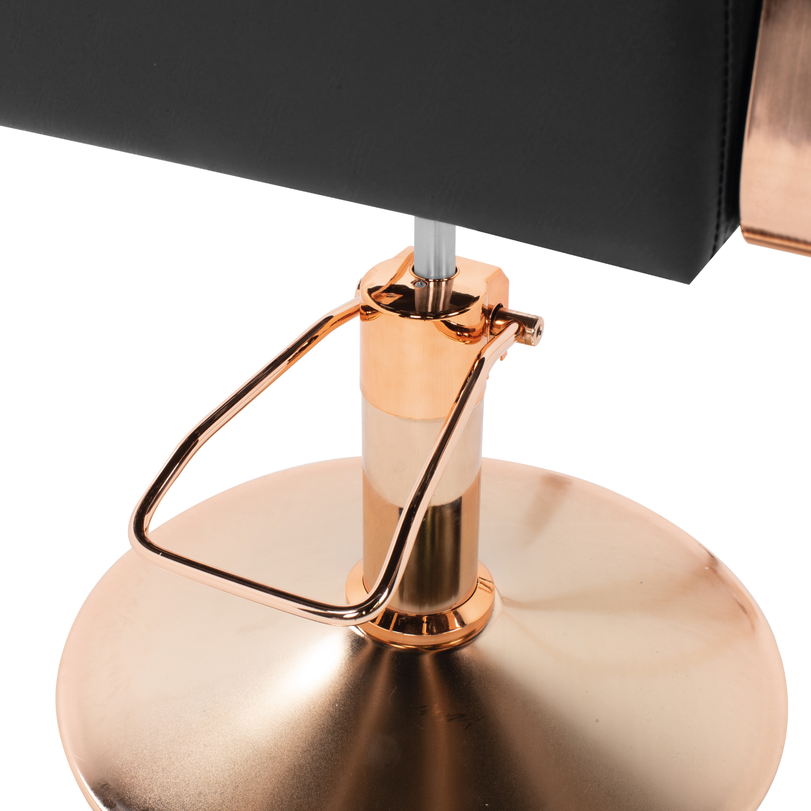 Foto 7 pulgar | Silla para Barberia Onof Madrid C/ Asiento Giratorio a 360° y Altura Ajustable color Cobre