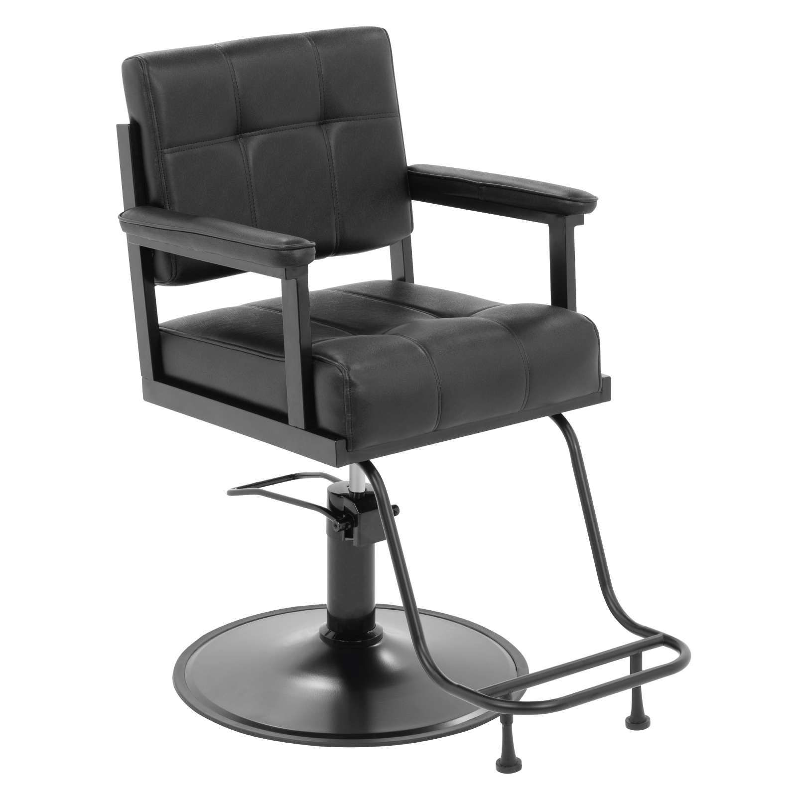 Foto 1 | Silla para Barberia Altura Ajustable color Negro